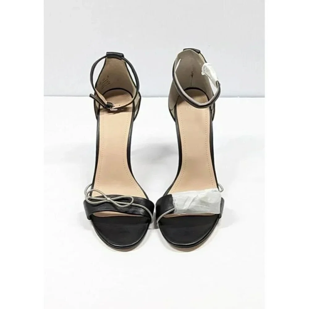 Pour La Victoire Women's Elanna Black Leather Heel Size 10 M (MSRP $225)
